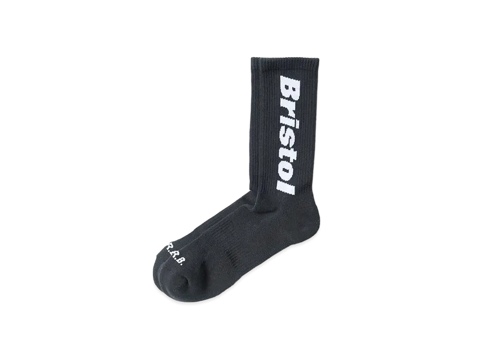 F.C.REAL BRISTOL Bristol Logo Regular Socks "Black"