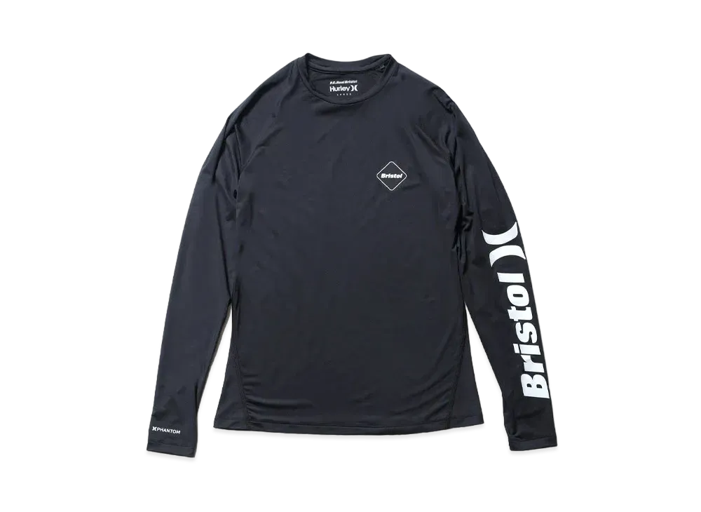 F.C.Real Bristol x Hurley Team Rash Guard "Black"