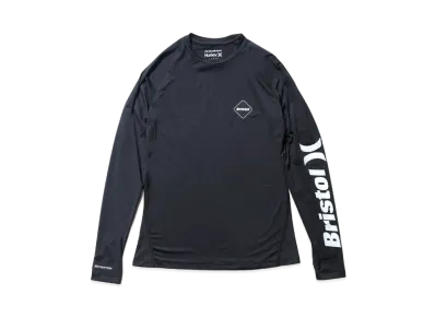 F.C.Real Bristol x Hurley Team Rash Guard "Black"