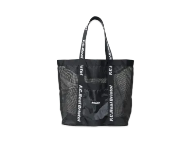 F.C.Real Bristol Mesh Tote Bag "Black"