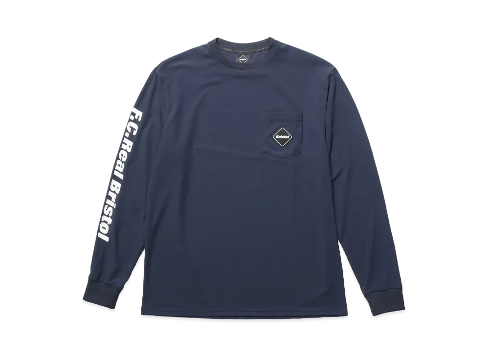 F.C.Real Bristol Authentic Team L/S Pocket Top "Navy"