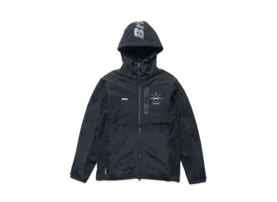 F.C.Real Bristol Polartec Hybrid Hooded Jacket "Black"