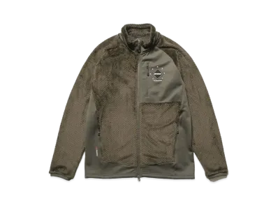 F.C.Real Bristol Polartec Hybrid Stand Collar Jacket "Khaki"
