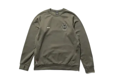 F.C.Real Bristol Polartec Power Stretch Training Crewneck Top "Khaki"