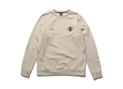 F.C.Real Bristol Polartec Power Stretch Training Crewneck Top "Beige"