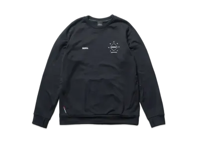 F.C.Real Bristol Polartec Power Stretch Training Crewneck Top "Black"