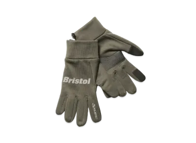 F.C.Real Bristol Polartec Power Strech Touch Gloves "Khaki"