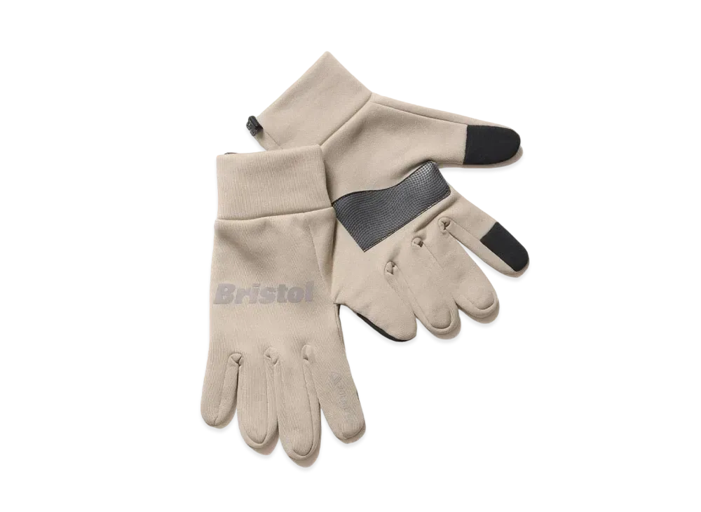 F.C.Real Bristol Polartec Power Strech Touch Gloves "Beige"
