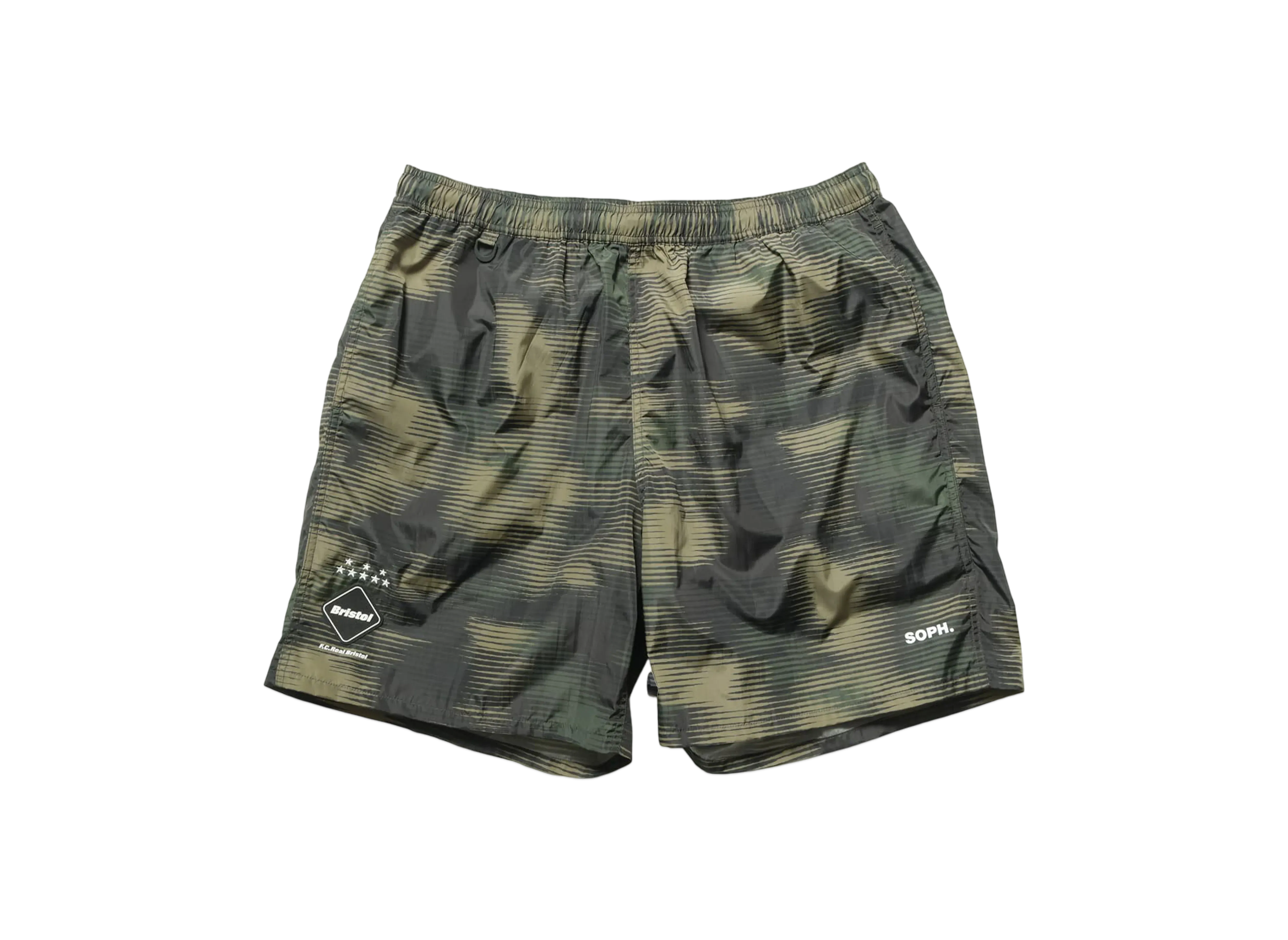 F.C.Real Bristol Speed Camo Easy Shorts "Wood Land"
