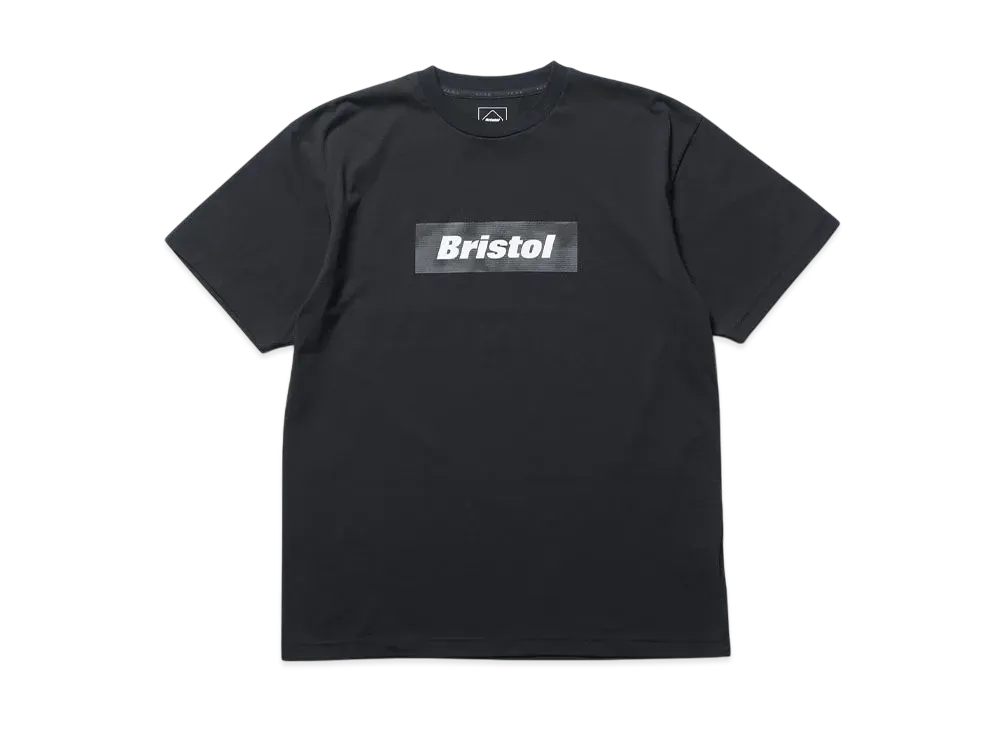 F.C.Real Bristol Speed Camo Box Logo Tee "Black"