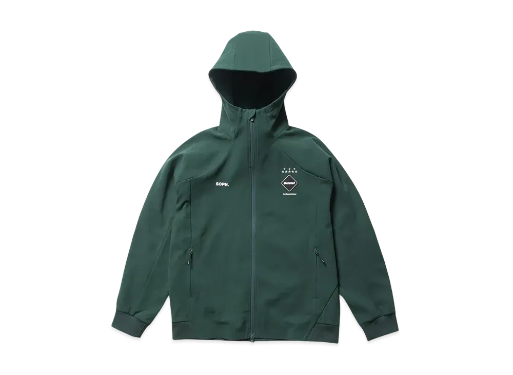 F.C.Real Bristol Pdk Hooded Jacket "Green"