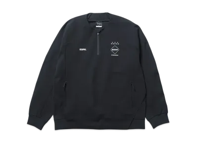 F.C.Real Bristol Pdk Half Zip Top "Black"