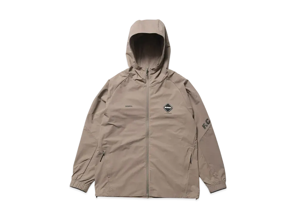 F.C.Real Bristol 4Way Stretch Ventilation Anthem Jacket "Light Brown"