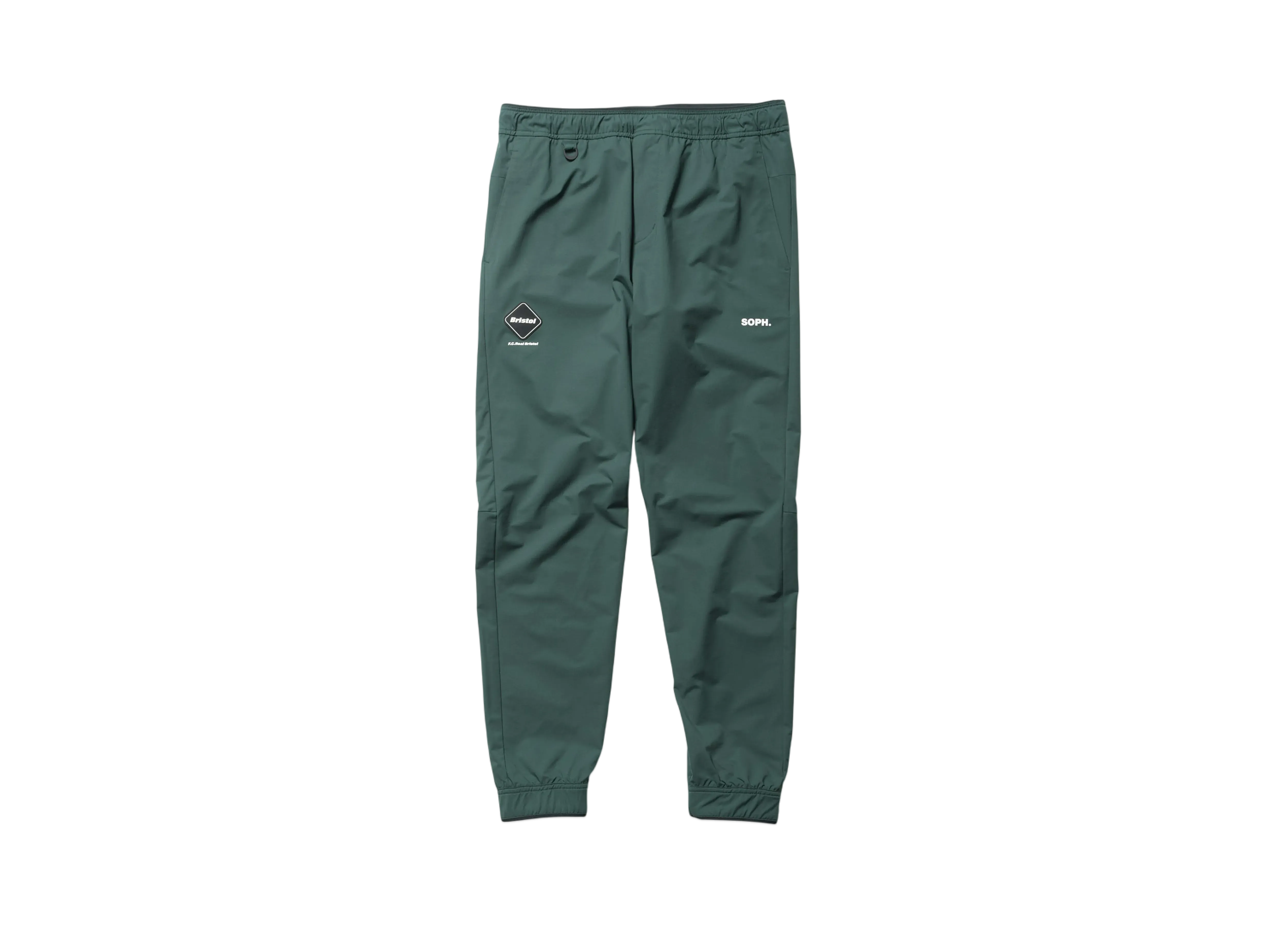 F.C.Real Bristol 4Way Stretch Ribbed Pants "Green"