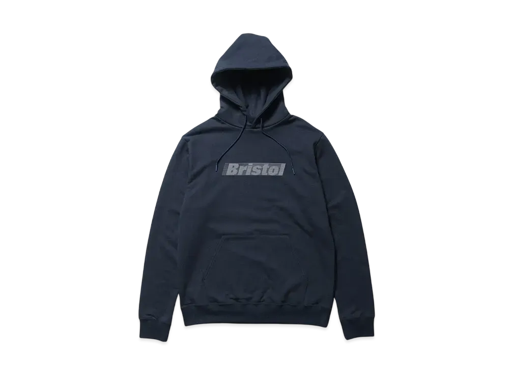 F.C.Real Bristol Effect Line Logo Team Sweat Hoodie "Navy"