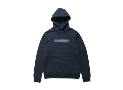 F.C.Real Bristol Effect Line Logo Team Sweat Hoodie "Navy"