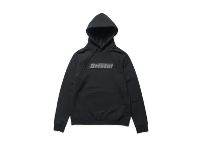 F.C.Real Bristol Effect Line Logo Team Sweat Hoodie "Black"