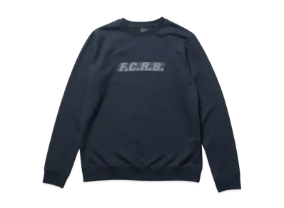 F.C.Real Bristol Effect Line Logo Team Crewneck Sweat "Navy"