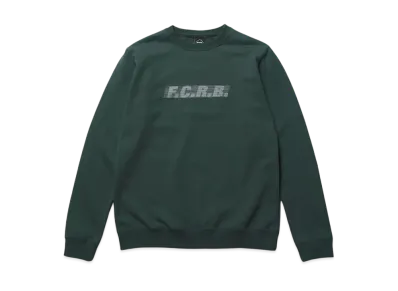 F.C.Real Bristol Effect Line Logo Team Crewneck Sweat "Green"