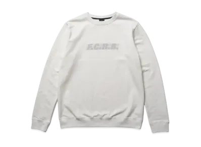 F.C.Real Bristol Effect Line Logo Team Crewneck Sweat "Off White"