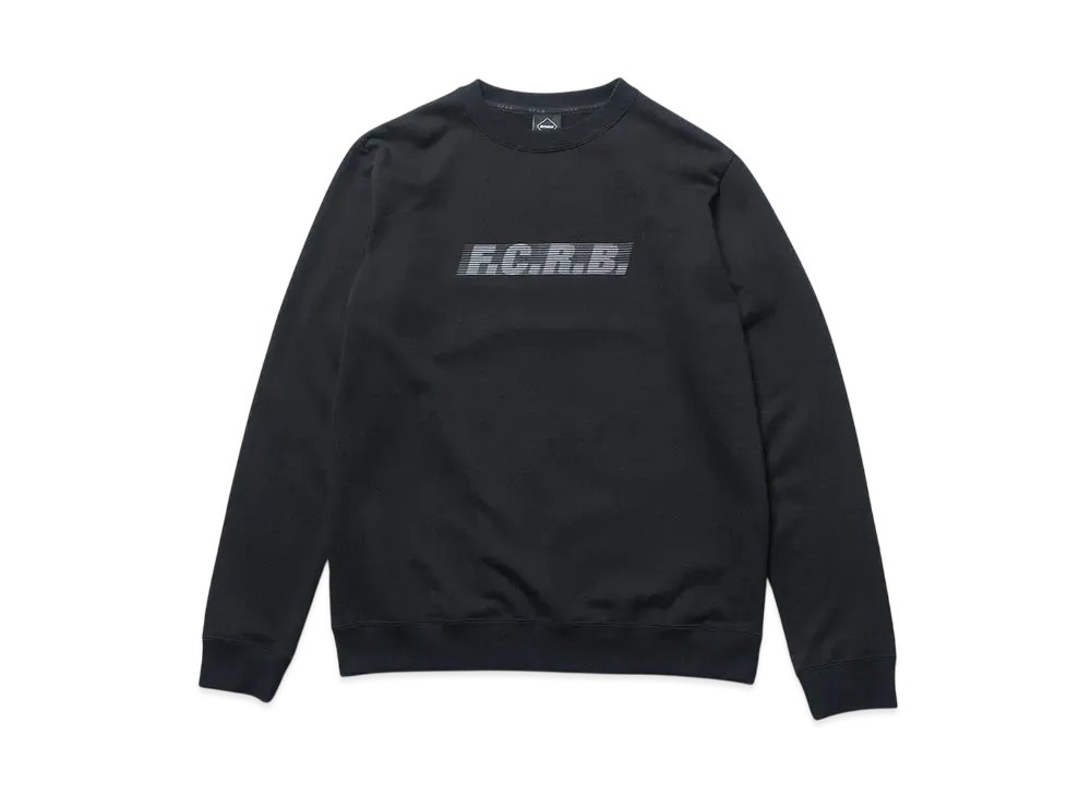 F.C.Real Bristol Effect Line Logo Team Crewneck Sweat "Black"
