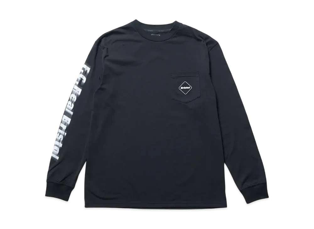 F.C.Real Bristol Blurred Logo L/S Team Pocket Tee 