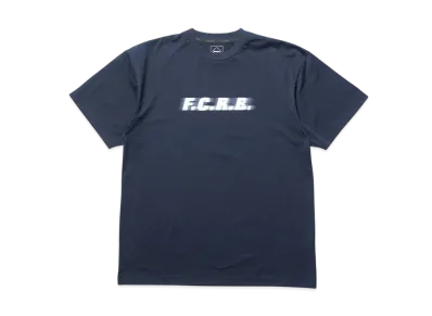F.C.Real Bristol Blurred Logo Tee "Navy"