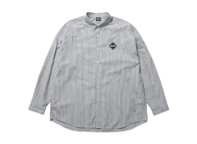 F.C.Real Bristol Big Logo L/S Baggy Shirt "Black Stripe"