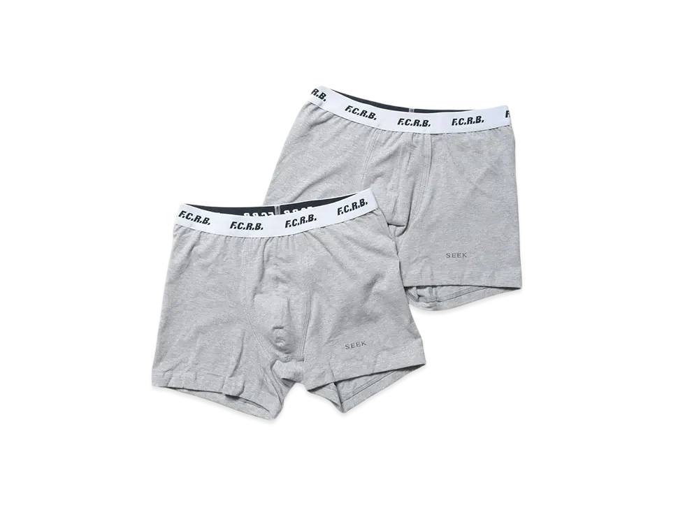 F.C.Real Bristol Seek 2Pack Boxer Brief "Gray"
