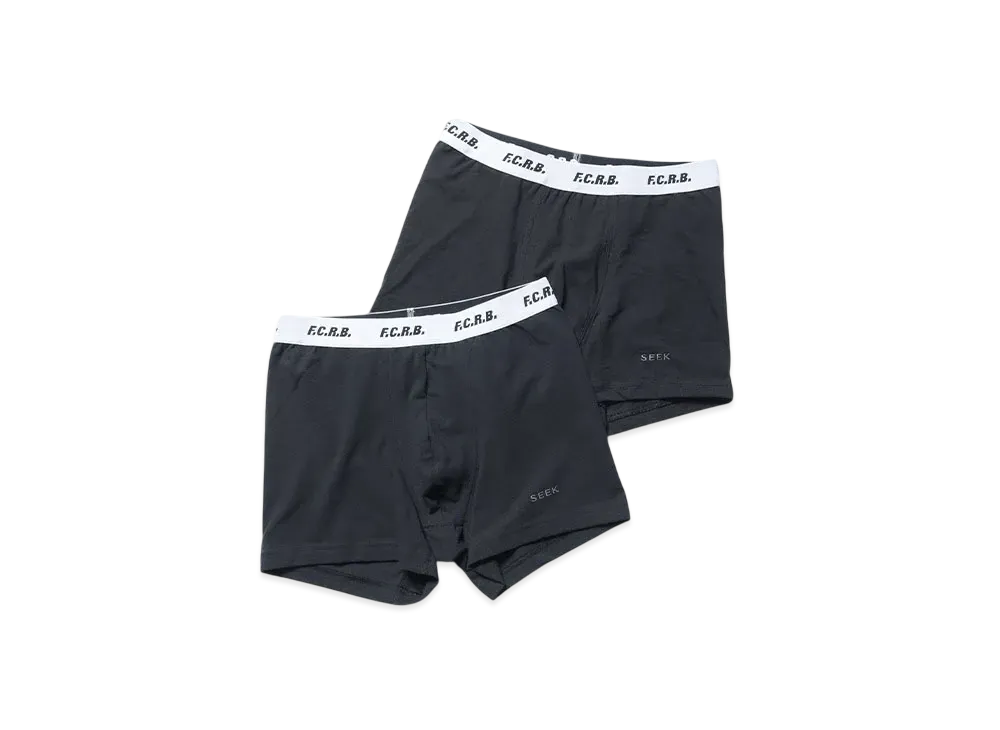 F.C.Real Bristol Seek 2Pack Boxer Brief "Black"