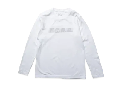F.C.Real Bristol for Kids Effect Line Logo L/S Tee "White"