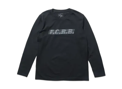 F.C.Real Bristol for Kids Effect Line Logo L/S Tee "Black"