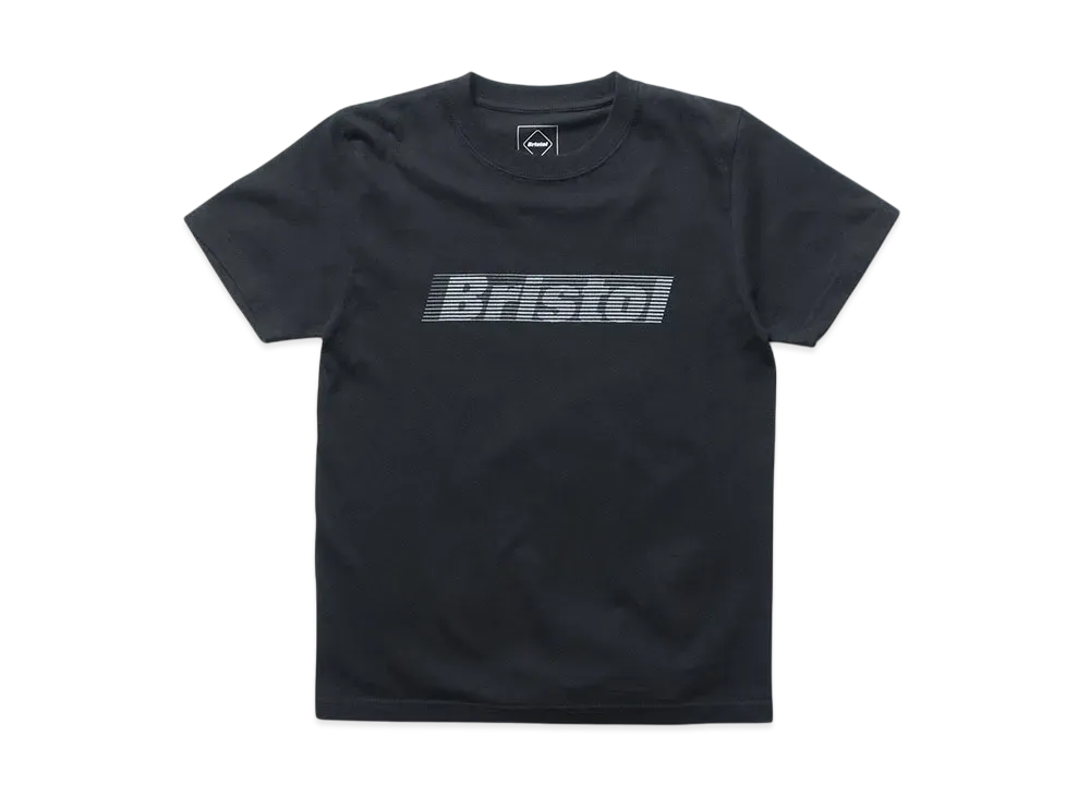 F.C.Real Bristol for Kids Effect Line Logo S/S Tee "Black"