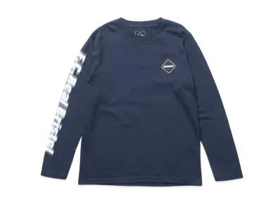 F.C.Real Bristol for Kids Blurred Logo L/S Tee "Navy"