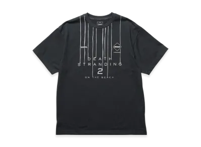 F.C.Real Bristol x Death Stranding 2: Title Logo Tee "Black"