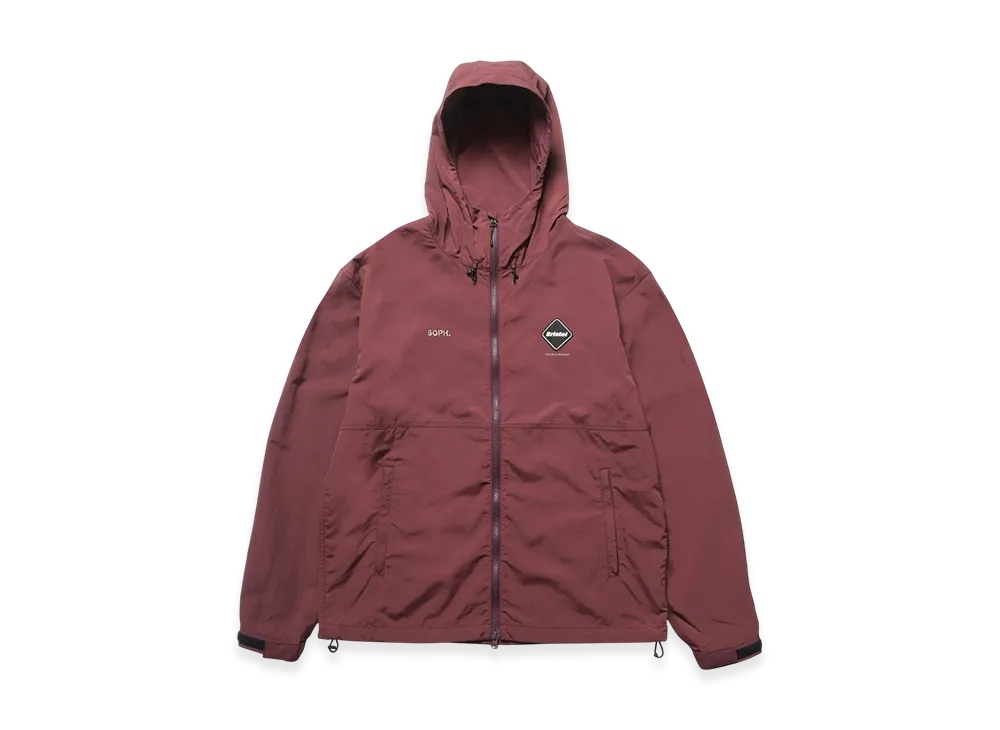 F.C.Real Bristol Nylon Hooded Blouson "Burgundy"
