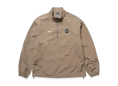 F.C.Real Bristol Nylon Quarter-Zip Blouson "Mocha"