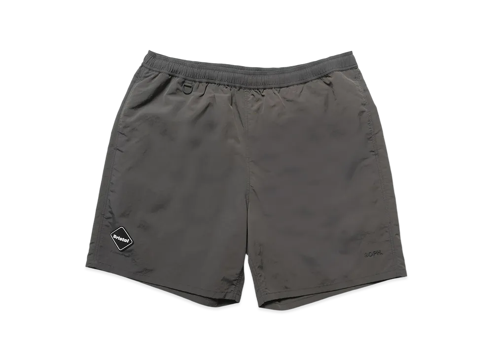 F.C.Real Bristol Nylon Easy Shorts "Charcoal Gray"