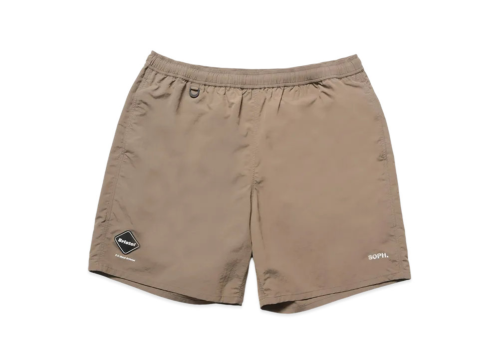 F.C.Real Bristol Nylon Easy Shorts "Mocha"