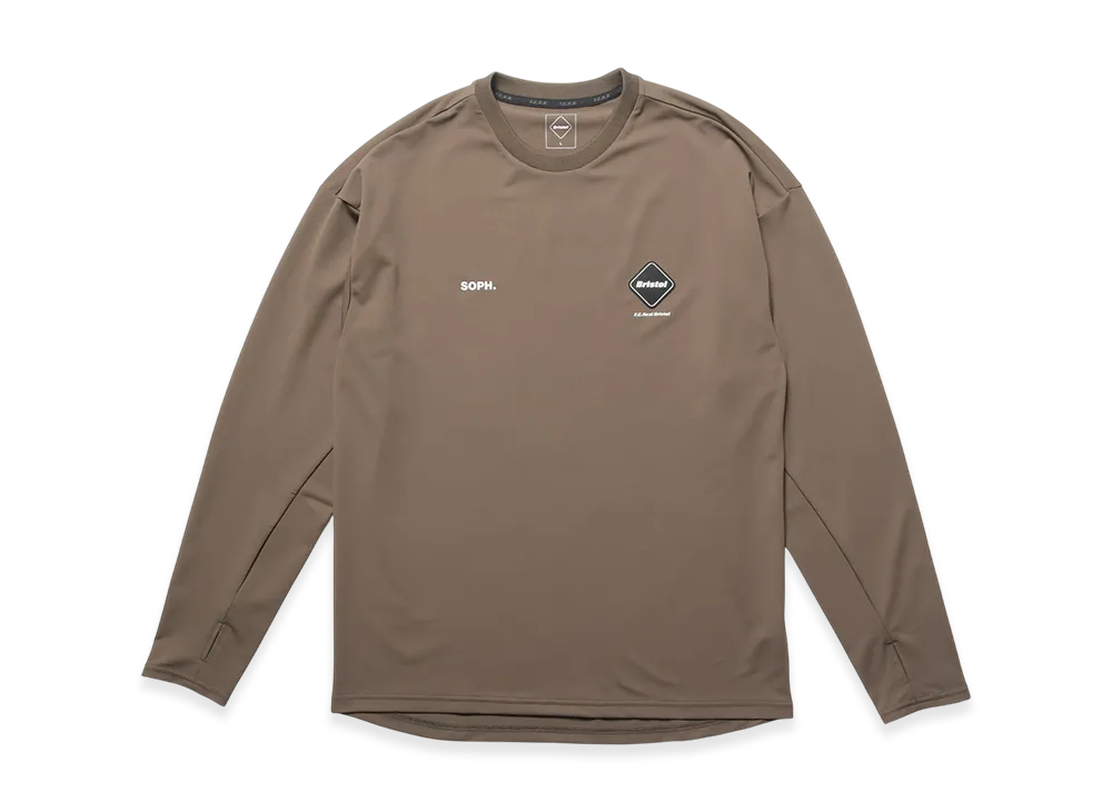 F.C.Real Bristol L/S Athletic Top "Mocha"