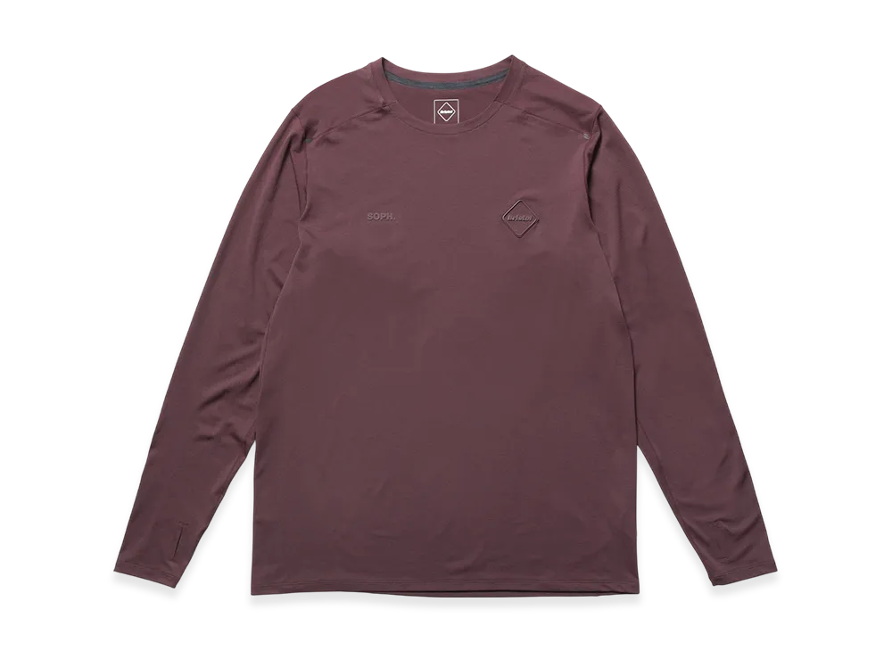 F.C.Real Bristol L/S Workout Top "Burgundy"