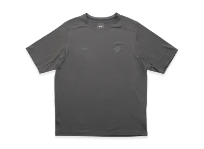F.C.Real Bristol S/S Workout Top "Charcoal Gray"