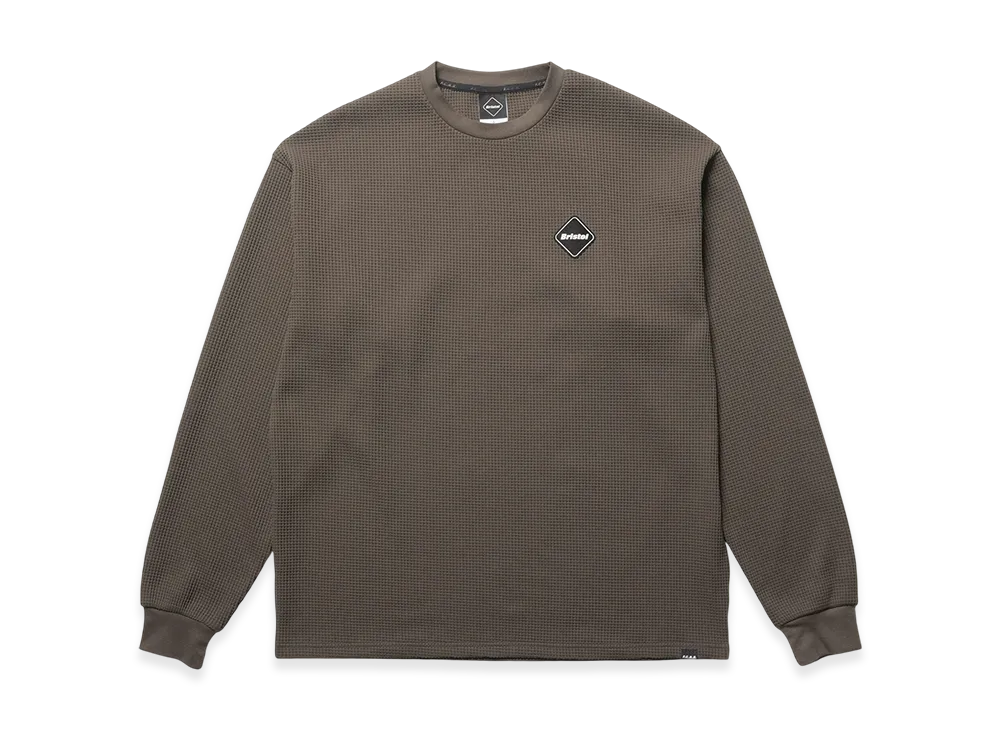 F.C.Real Bristol Tech Waffle Lounge Top "Brown"