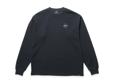 F.C.Real Bristol Tech Waffle Lounge Top "Black"