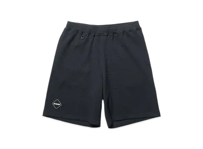 F.C.Real Bristol Tech Waffle Lounge Shorts "Black"