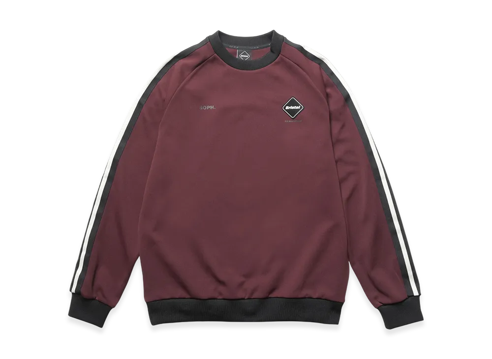 F.C.Real Bristol Training Track Crewneck Top "Burgundy"