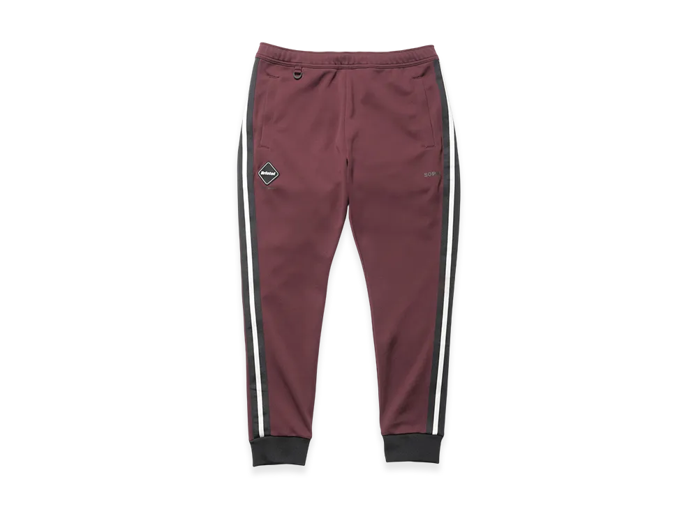 F.C.Real Bristol Training Track Ribbed Pants "Burgundy"