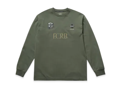 F.C.Real Bristol Lettered L/S Tee "Green"