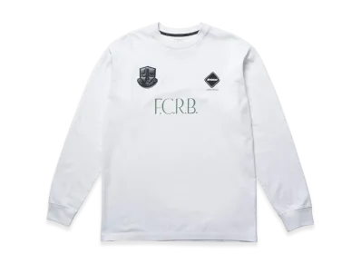 F.C.Real Bristol Lettered L/S Tee "White"