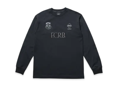F.C.Real Bristol Lettered L/S Tee "Black"